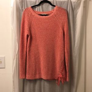 Loft Outlet cable knit sweater with details